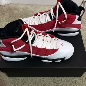 Air Jordan 6 Rings - Carmine color way